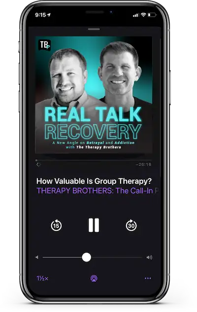 Therapy Bros Podcast on iphone